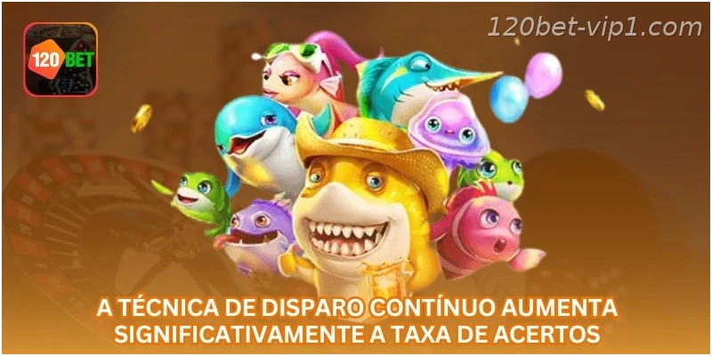 A técnica de disparo contínuo aumenta significativamente a taxa de acertos.