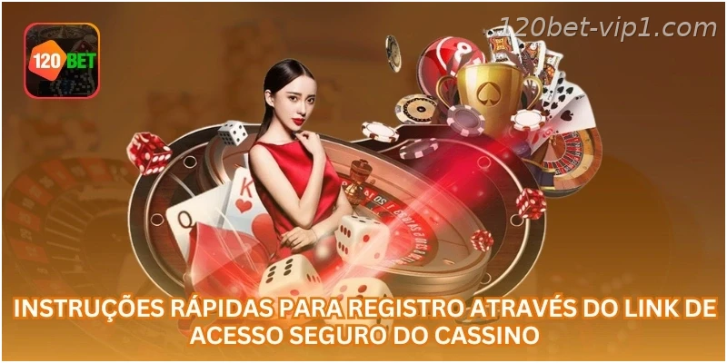 Instruções rápidas para registro através do link de acesso seguro do cassino.