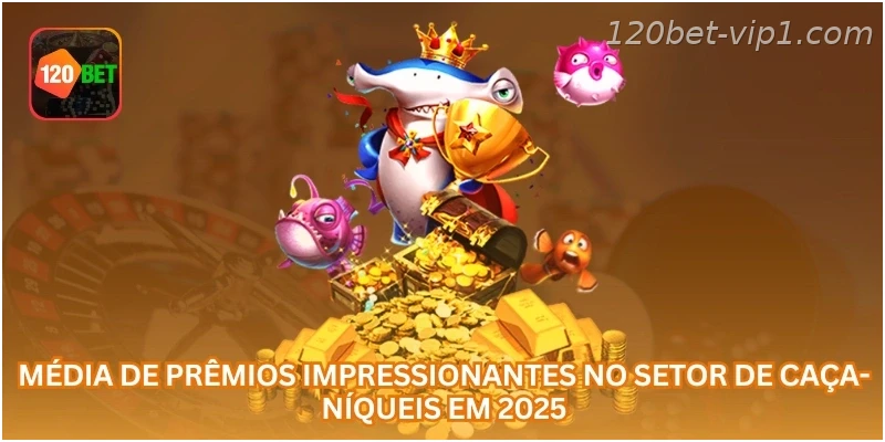 Média de prêmios impressionantes no setor de caça-níqueis em 2025.